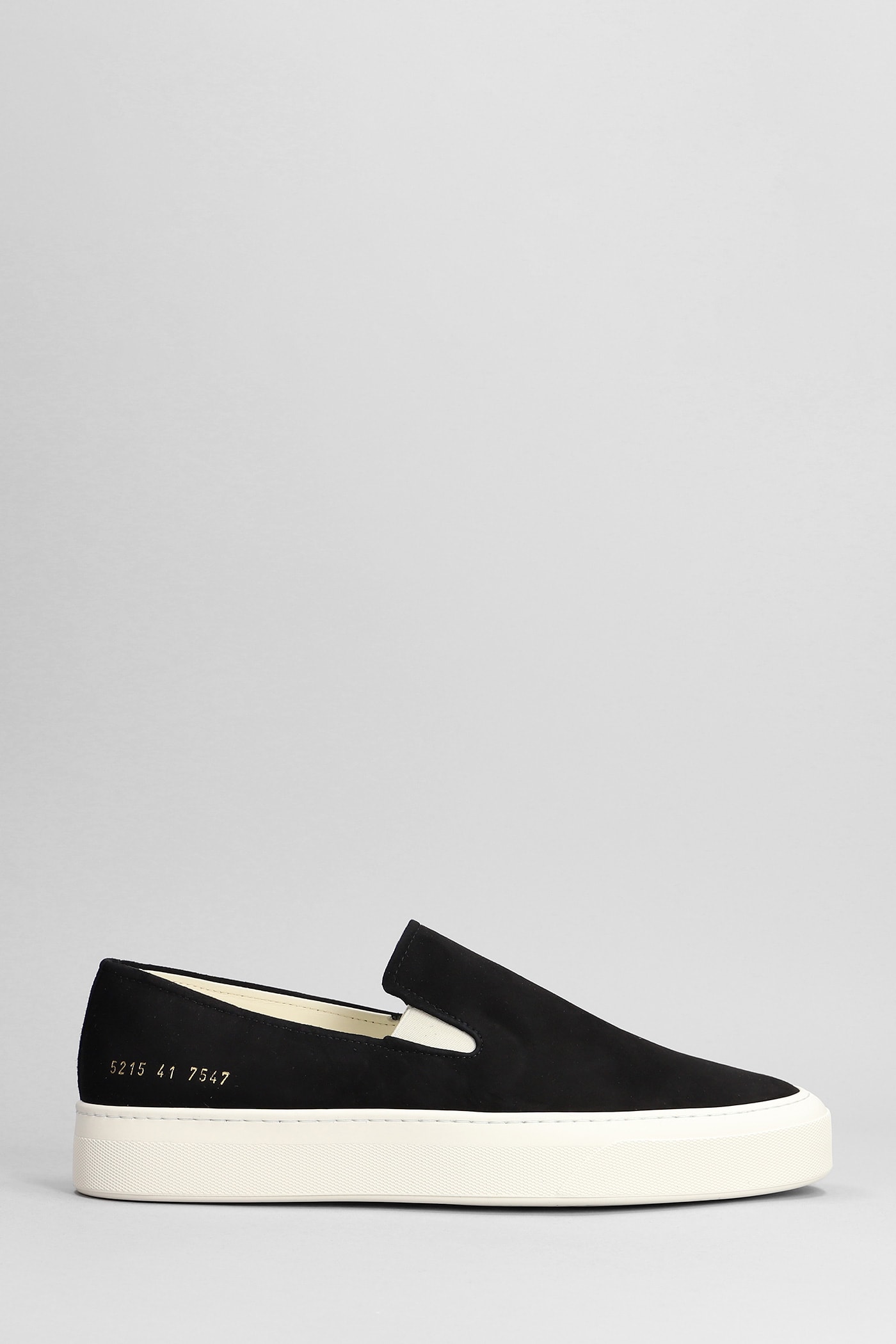 Common Projects Suede Sneakers In Black