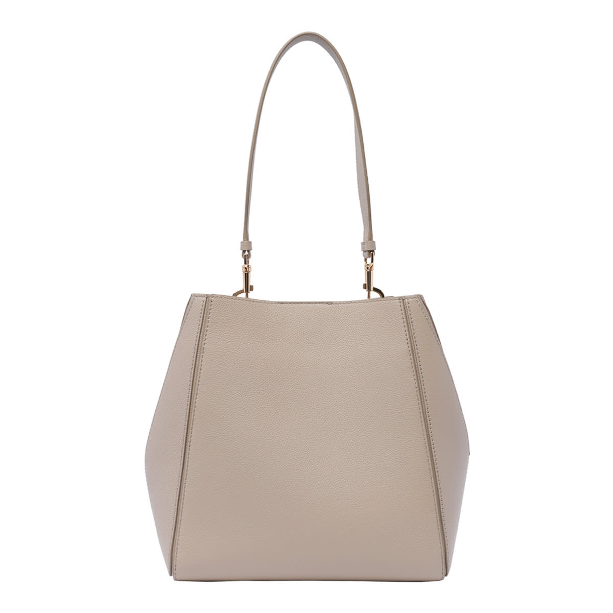 Shop Tory Burch Mccgraw Bucket Bag In Grey