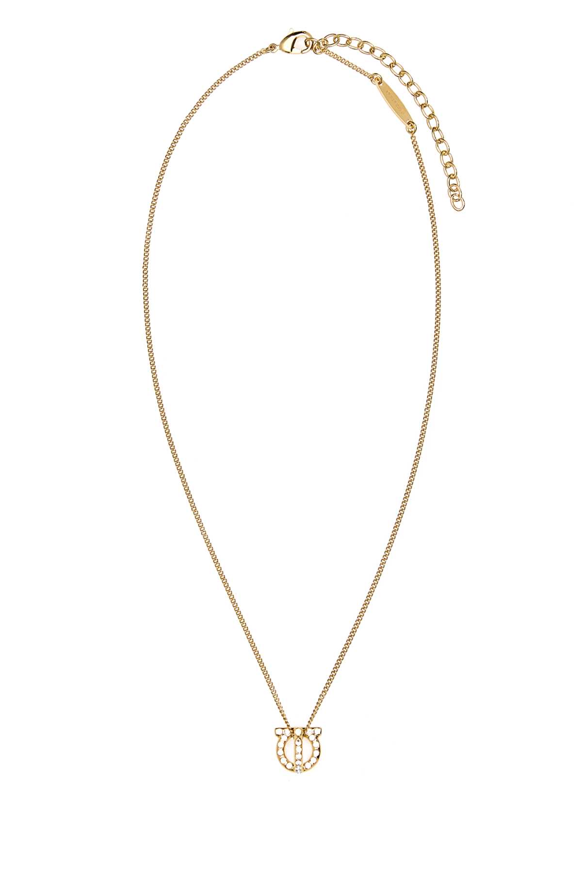 Shop Ferragamo Gold Metal Necklace In Orogiovestrass