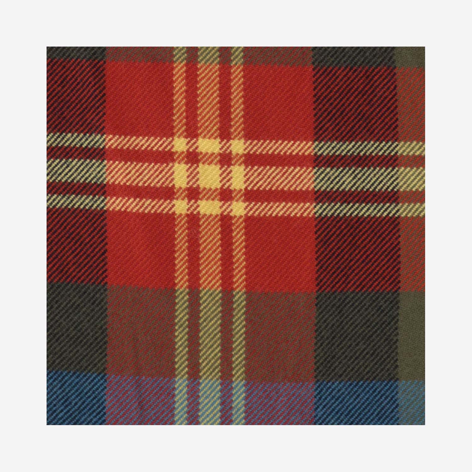 Shop Etro Wool Scarf With Check Pattern In Brown