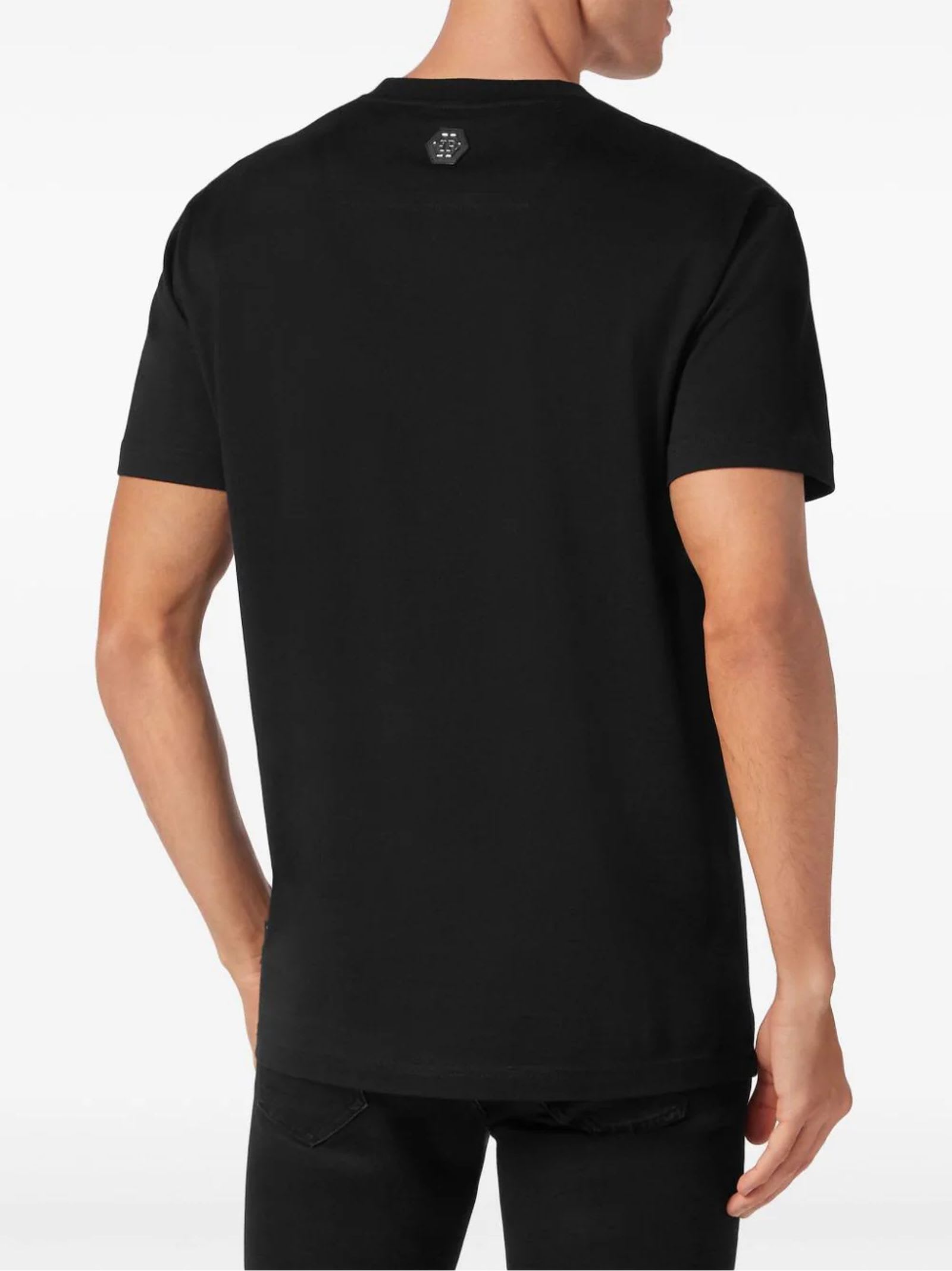 Shop Philipp Plein T-shirts And Polos Black