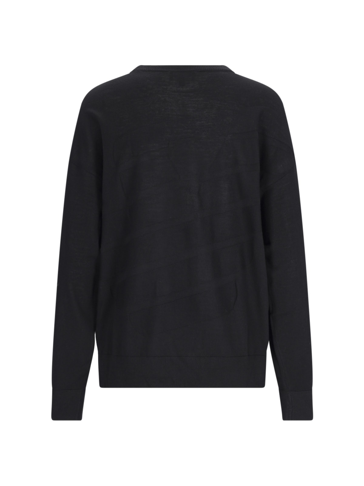 Shop Emporio Armani Crew-neck Sweater In Black