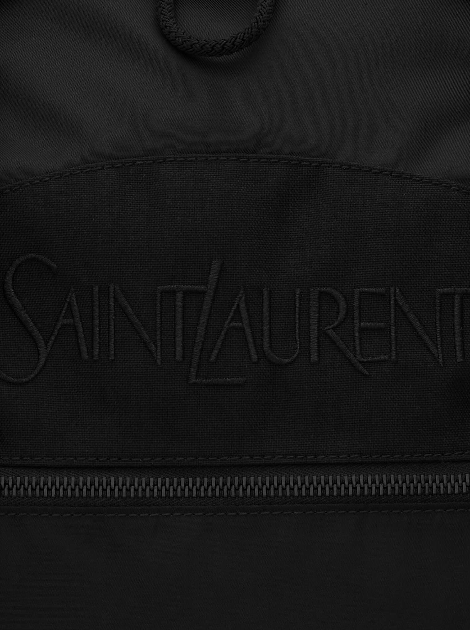 Shop Saint Laurent Ysl Bag New Backpack In Black