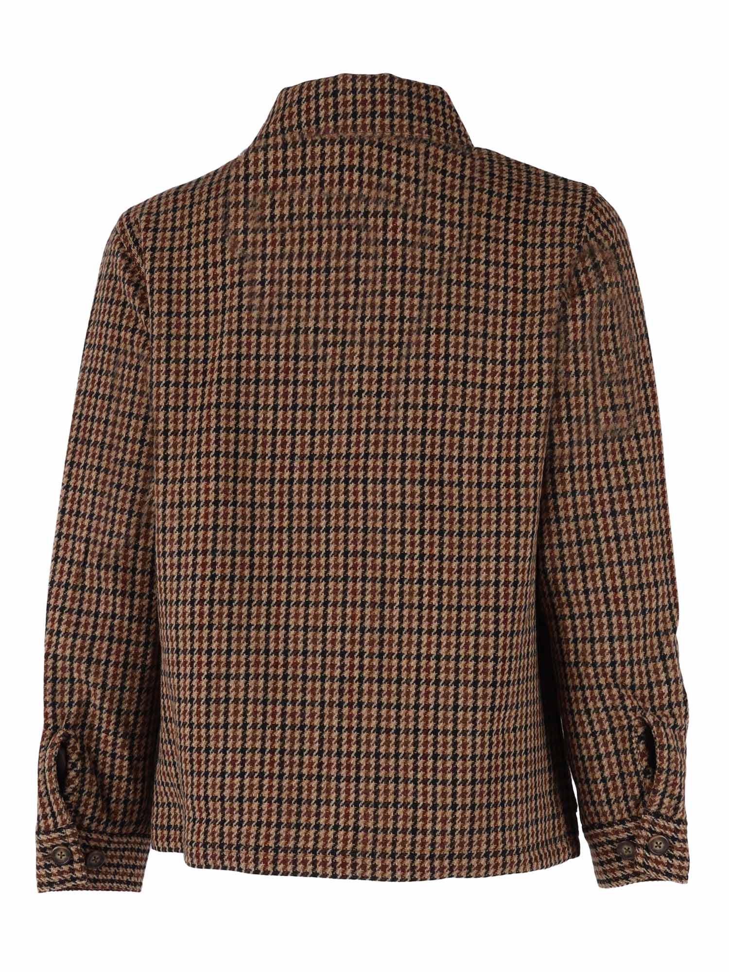 Sebago Houndstooth Button-fastening Jacket In Multi