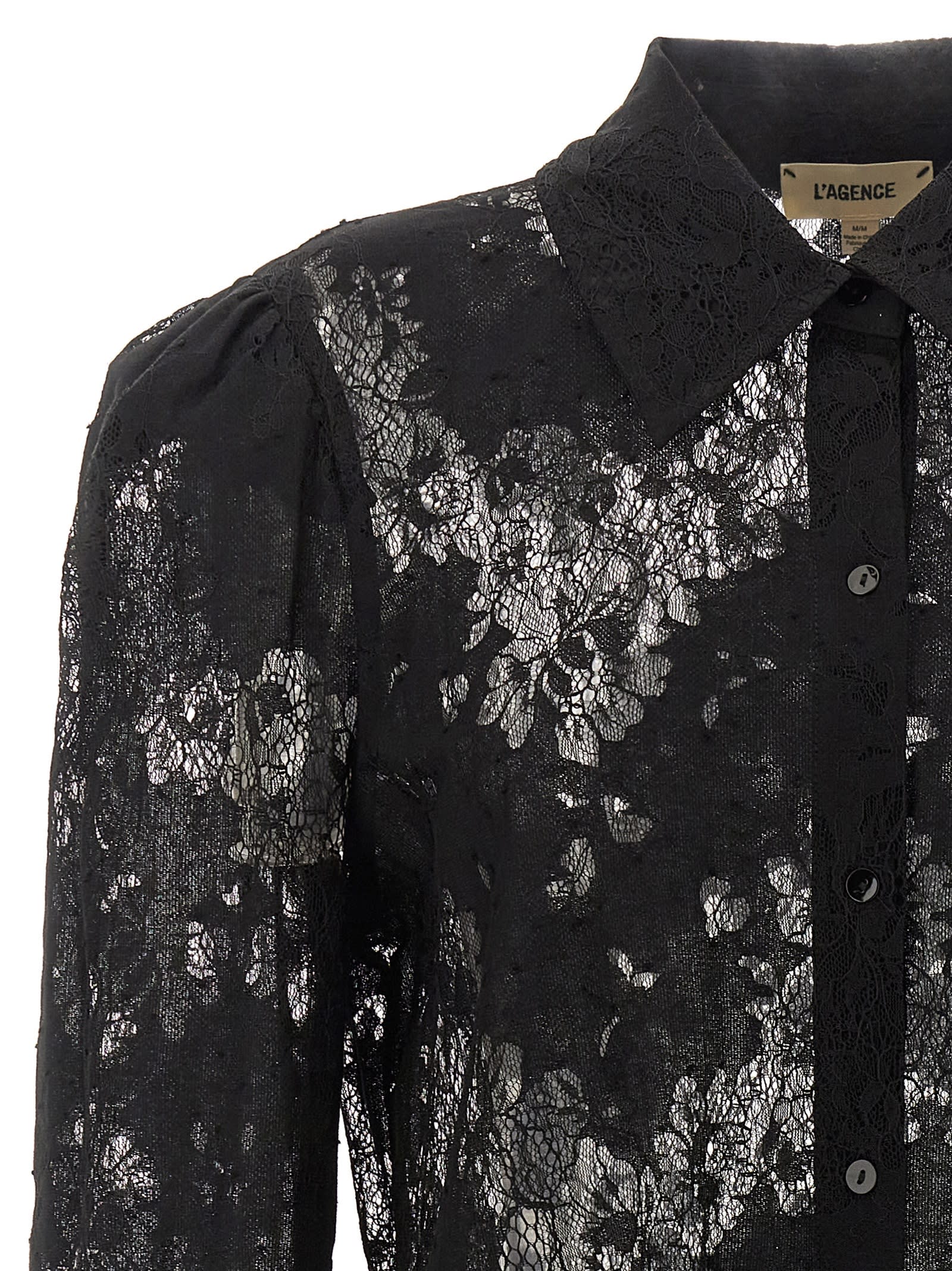 L'agence Jenica Shirt In Black
