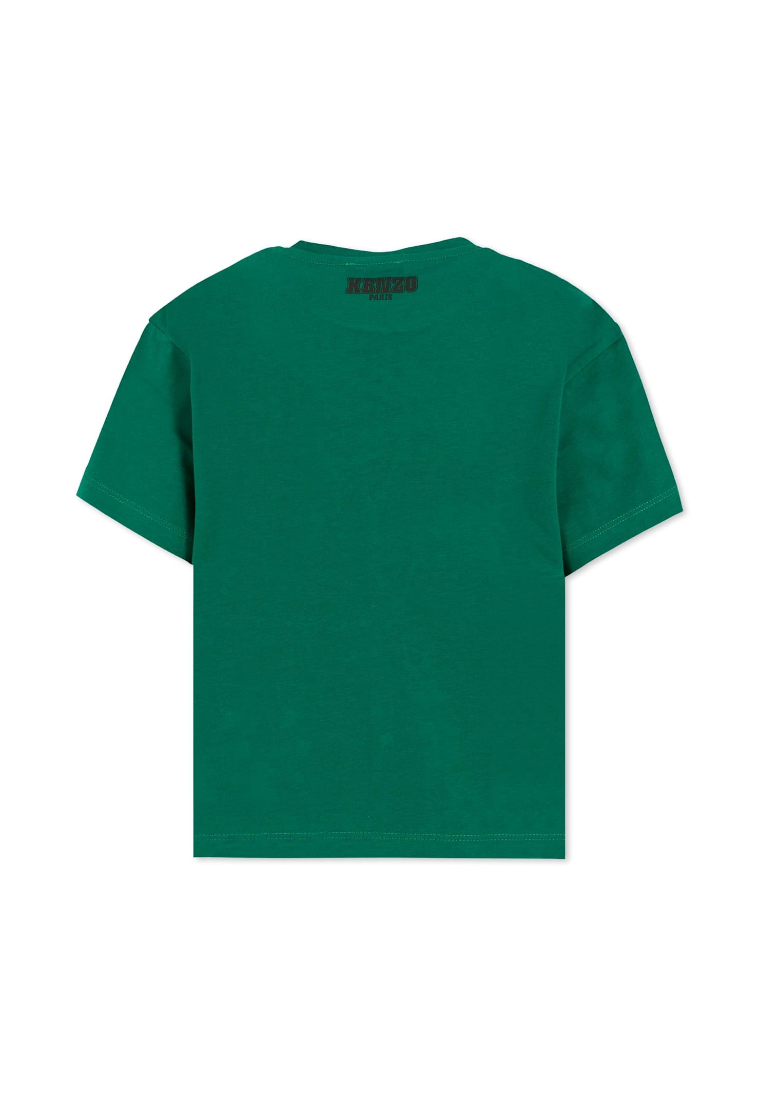 Kenzo Tiger-graphic T-shirt In Green