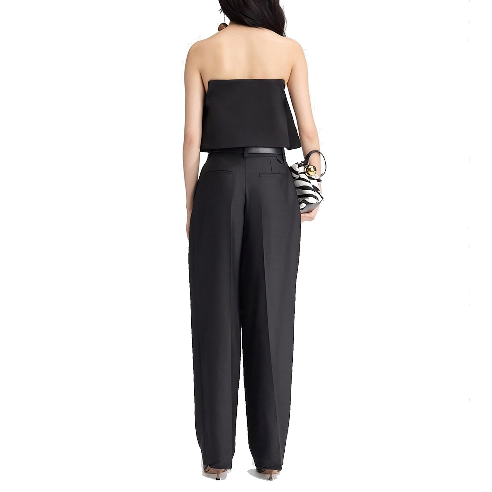 Jacquemus Curzio Pleated Trousers In Black