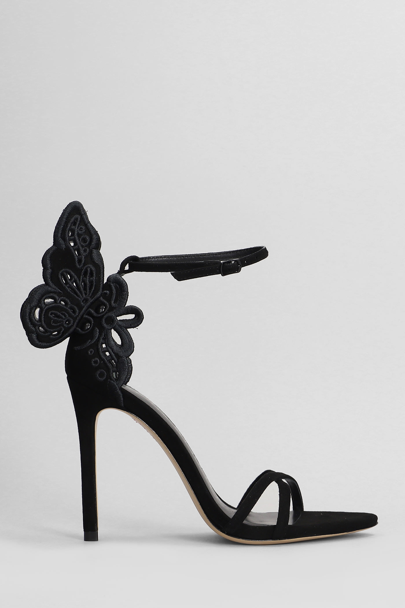 Chiara Sandals In Black Suede