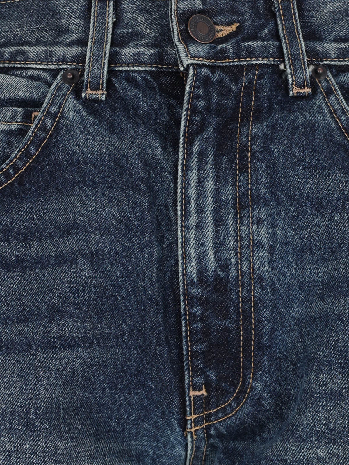 Nili Lotan High-waisted Blue Denim Jeans In Blue
