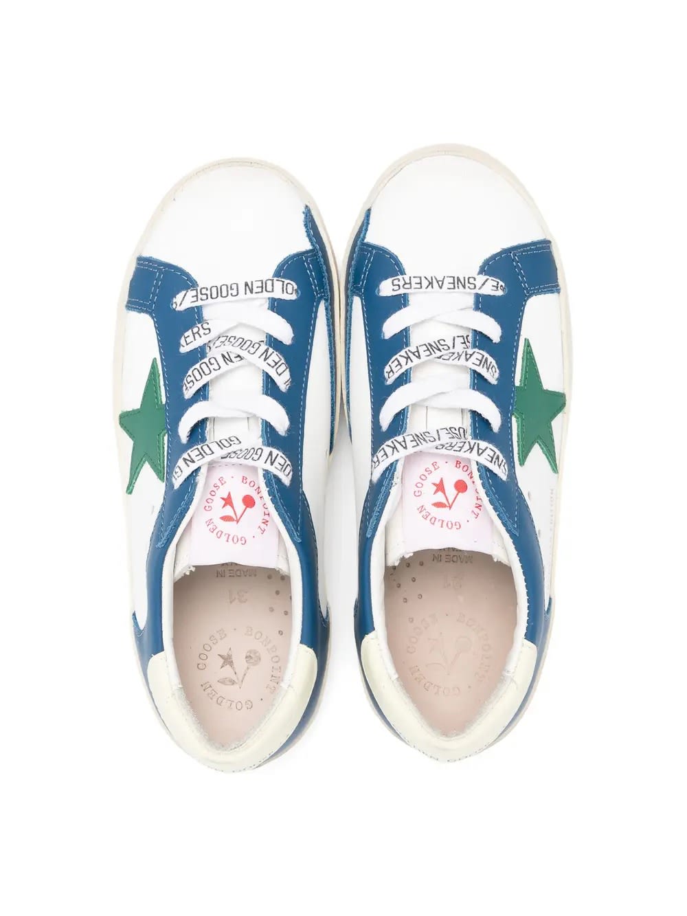 Shop Bonpoint X Golden Goose Sneakers In Northern Blue