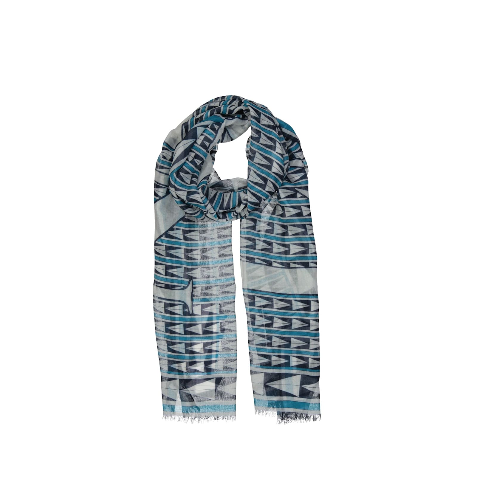 Shop Lanvin Wool Scarf In Blue