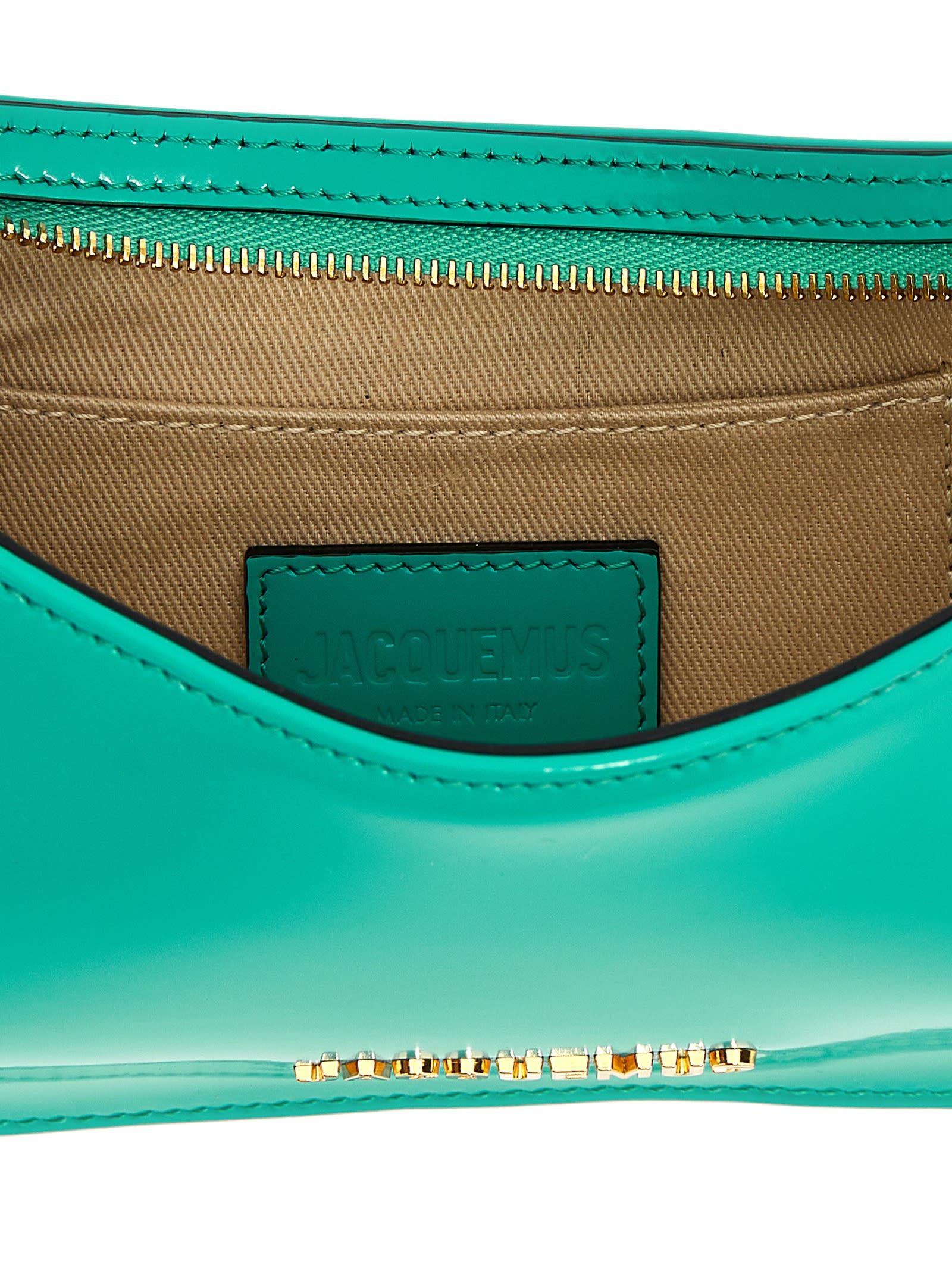 Shop Jacquemus Le Bisou Perle Shoulder Bag In Light Blue