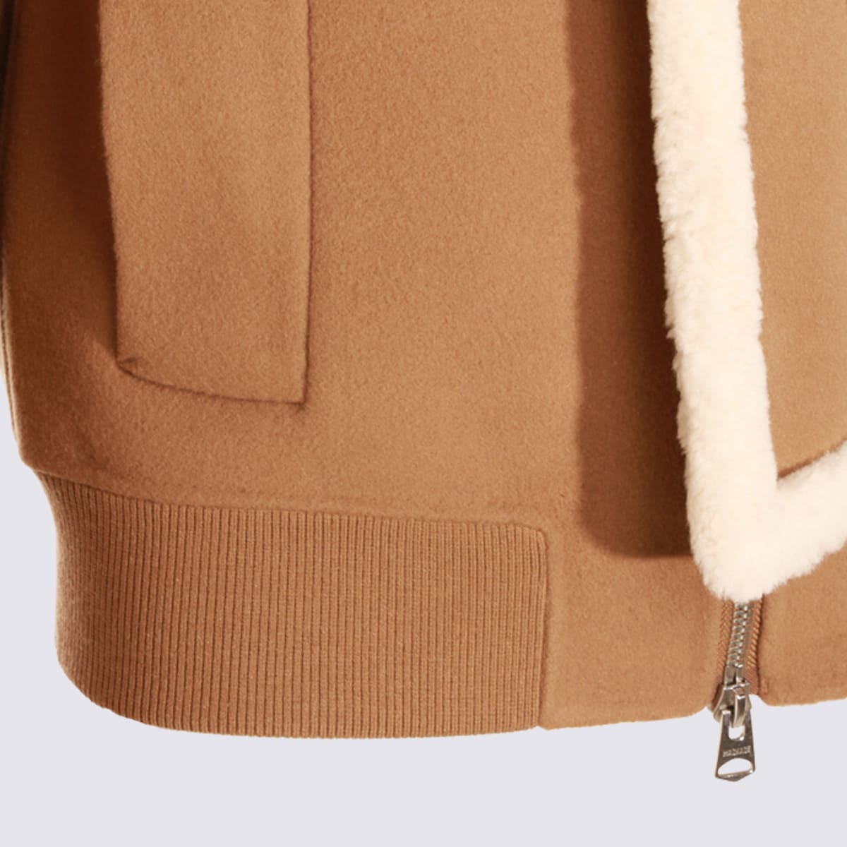 Mackage Jay Shearling-hood Jacket In Brown
