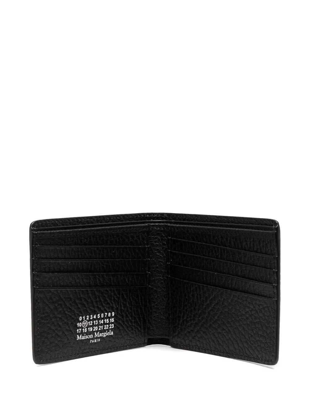Shop Maison Margiela Wallet Slim 2 In Black