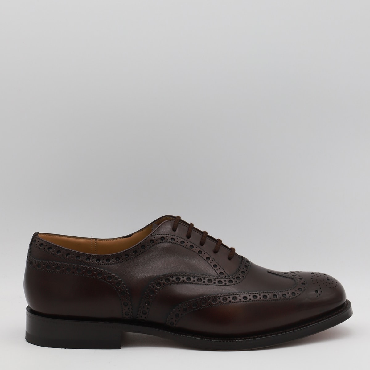 Brown Leather Lace Up Shoes