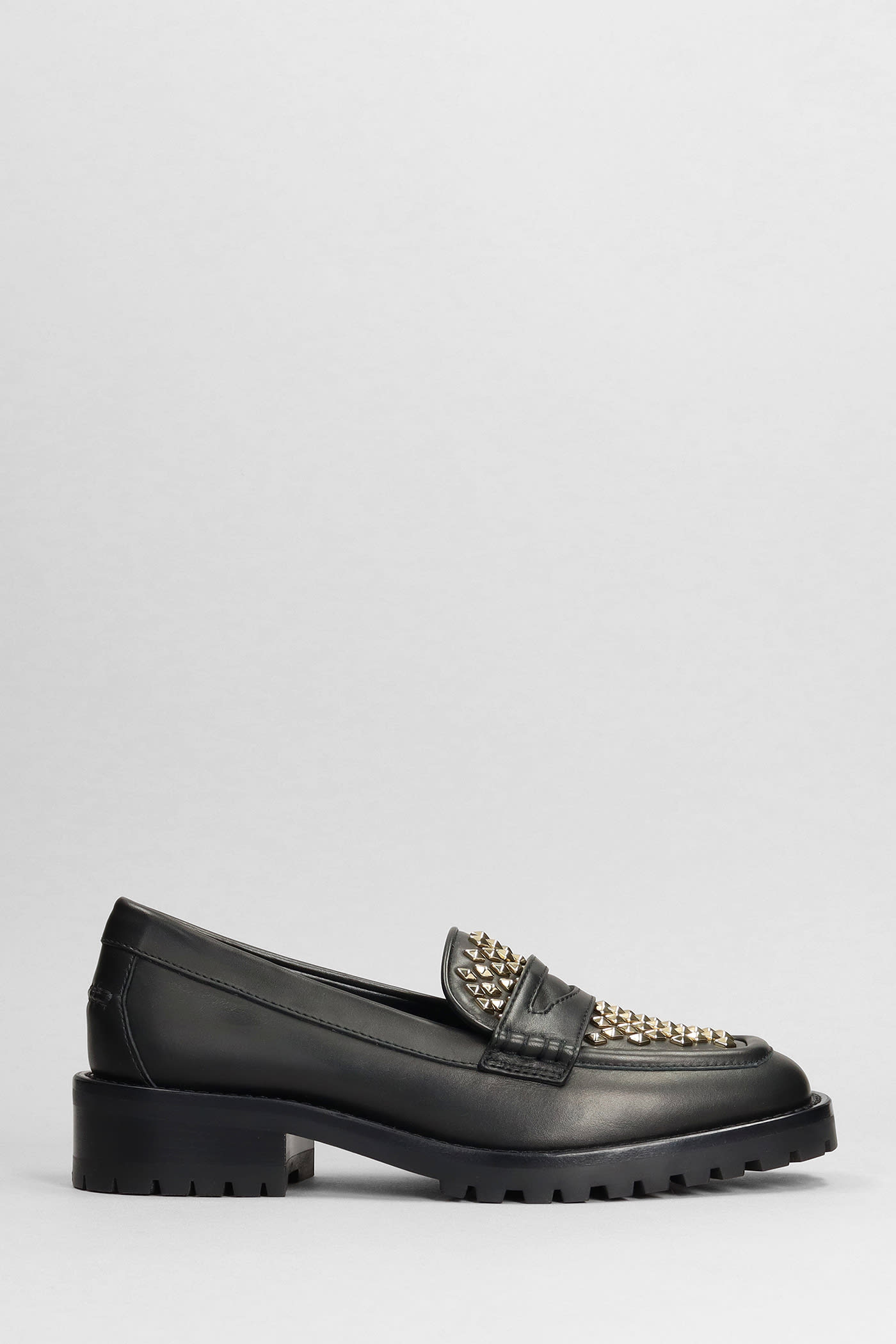 Jimmy Choo Deanna Loafers In Black Leather