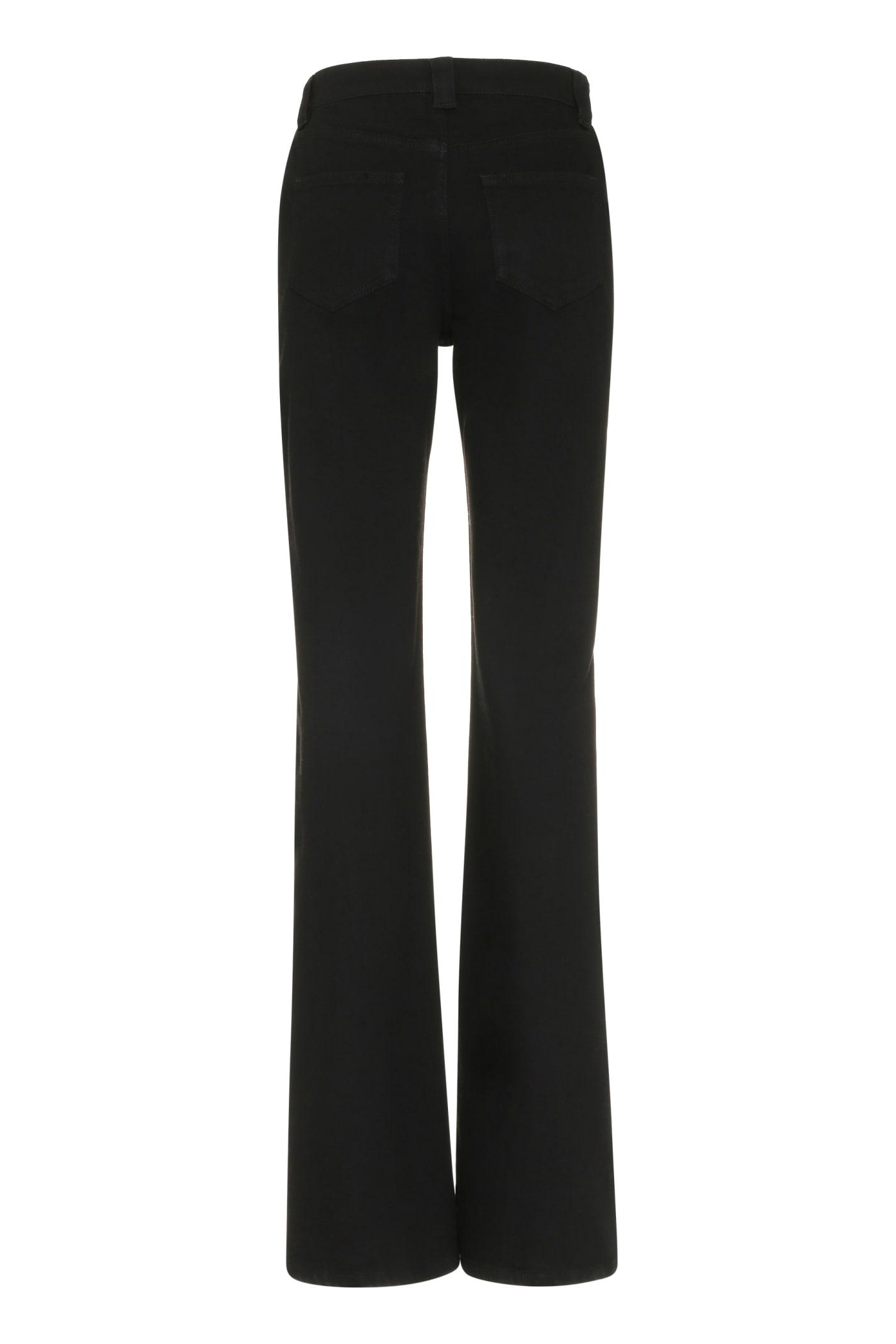 Shop Tom Ford High-rise Straight Leg Jeans In Black