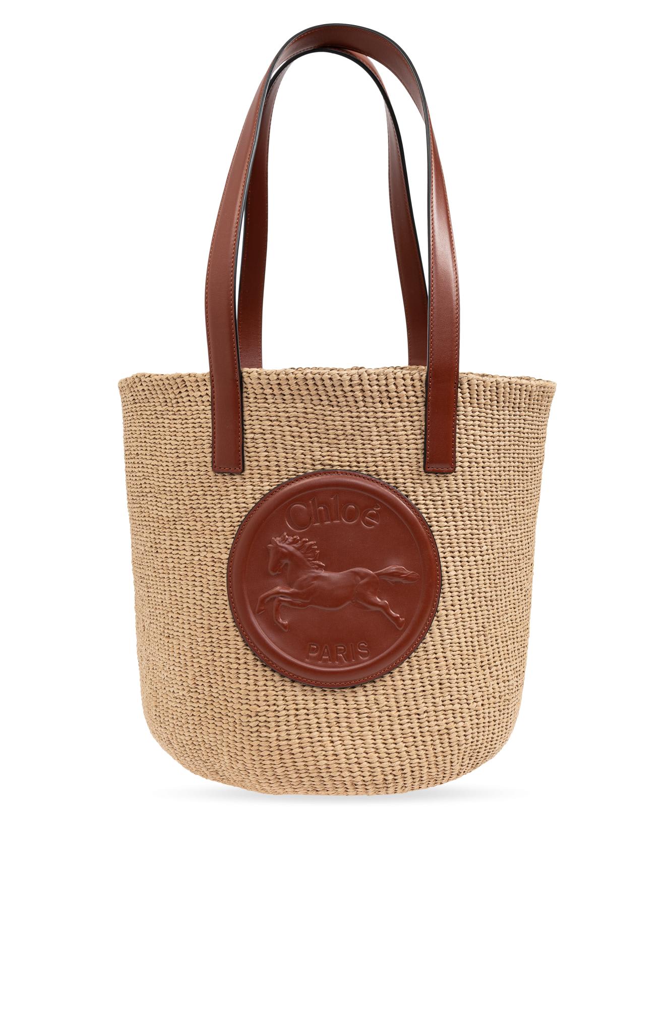 Chloé Chloe' Women Large Horse Medal Basket In Multi