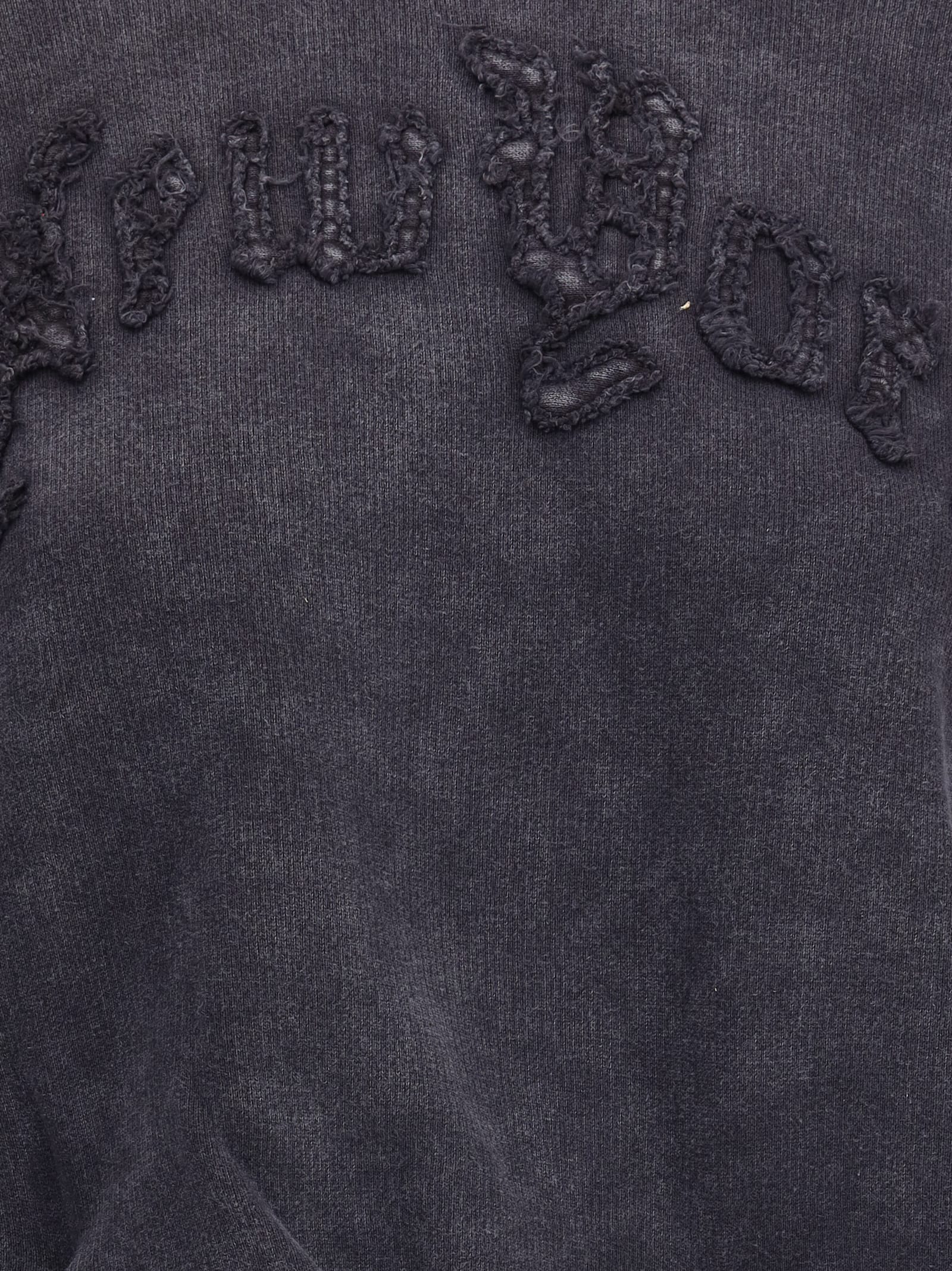 R13 New York Sweatshirt In Black