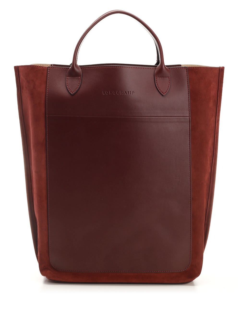 M Cabas Logo Embossed Tote Bag