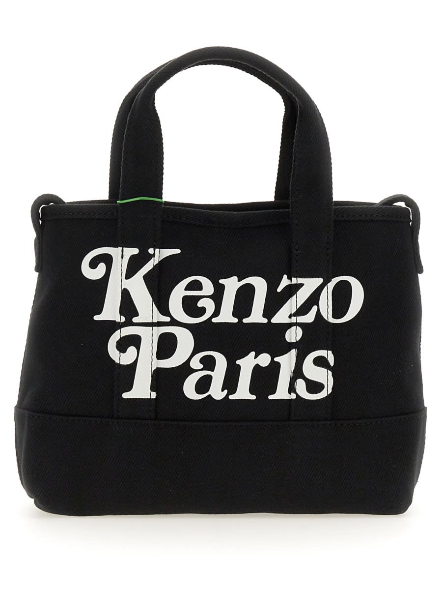 Kenzo Canvas Tote Bag In Blue