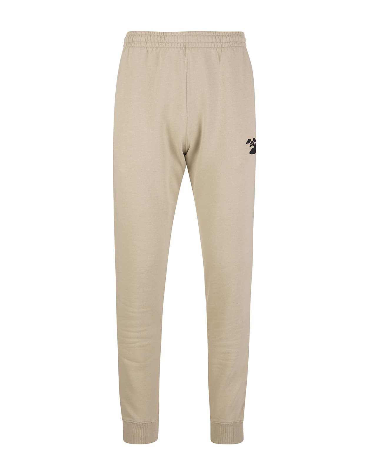 Off-White Man Beige Joggers With Swimmer