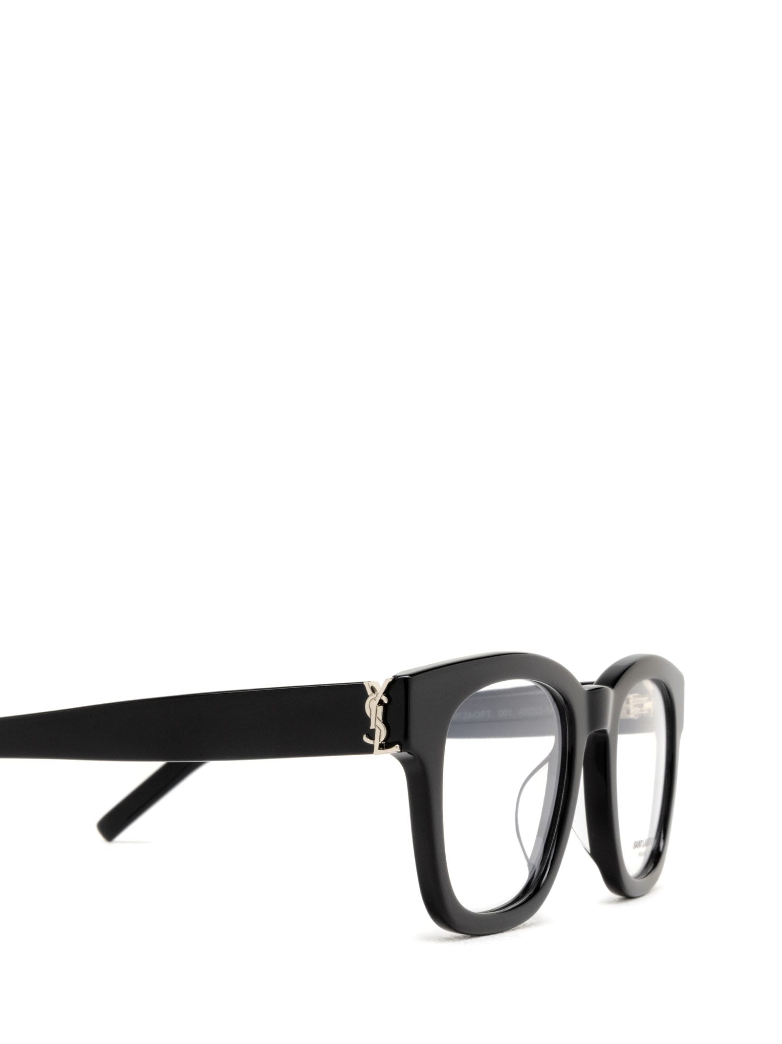 Shop Saint Laurent Sl M124 Opt Black Glasses