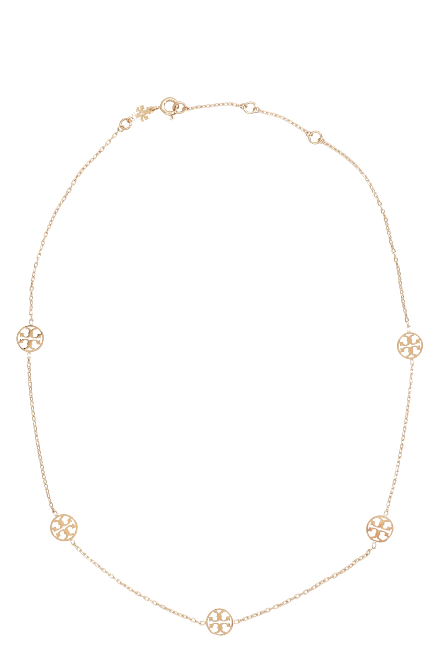 Tory Burch Miller Chain Necklace In Gold