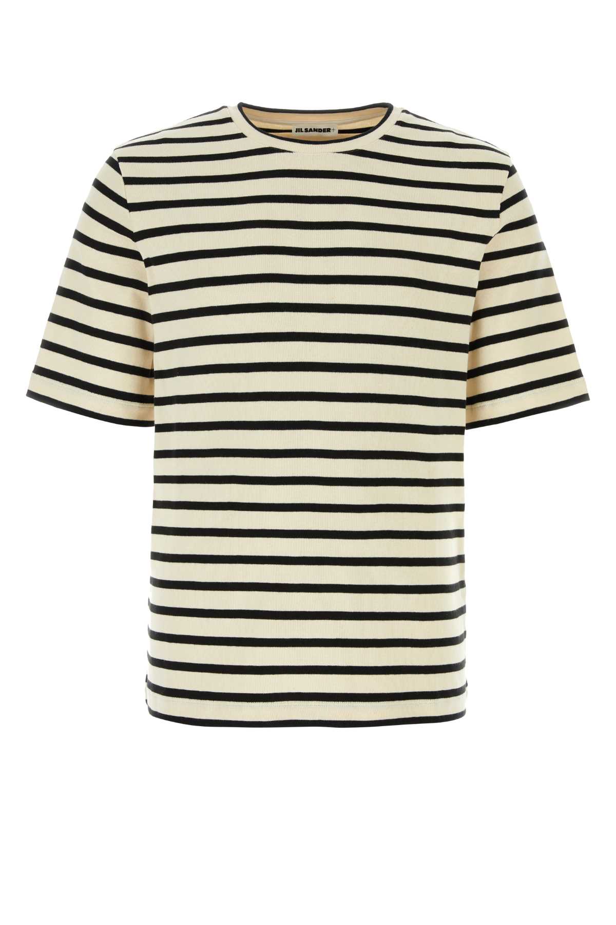 Shop Jil Sander Embroidered Cotton T-shirt In 080