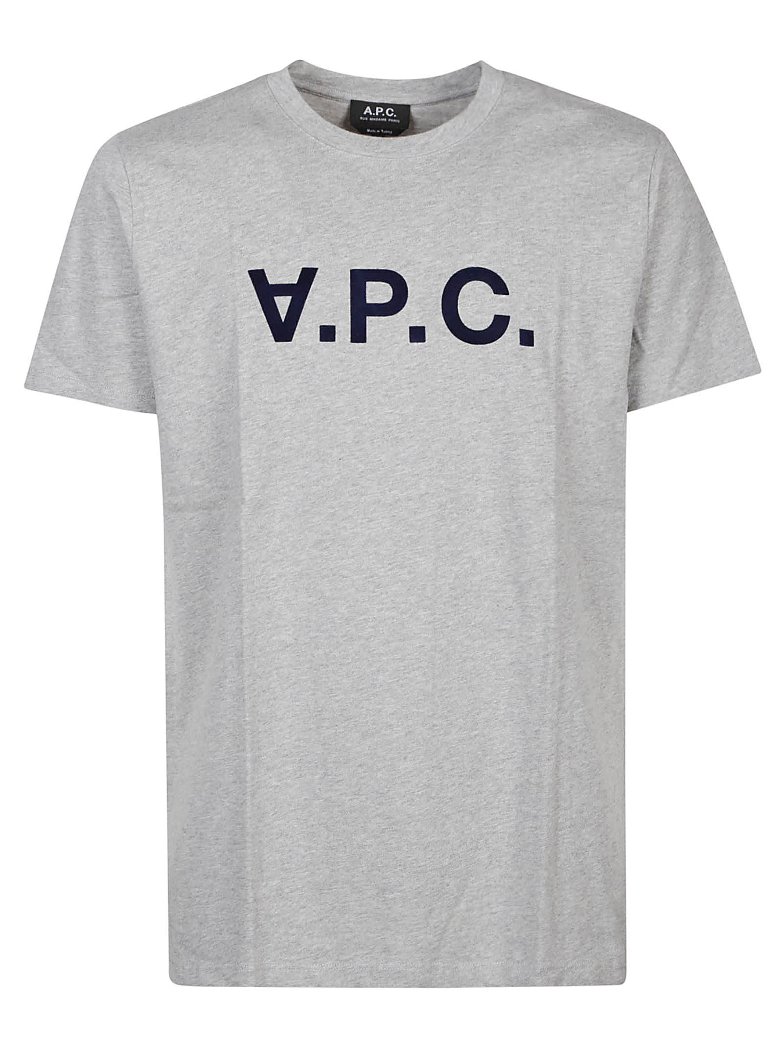 Apc Vpc Color T-shirt In Plb Gris Claire Chine