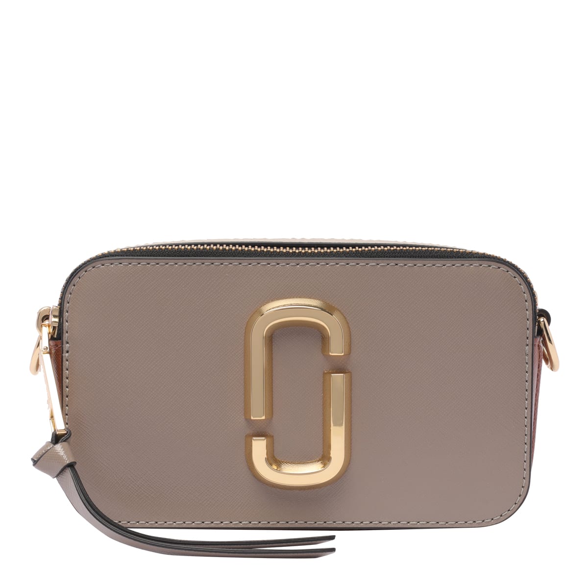 Shop Marc Jacobs The Snapshot Crossbody Bag In Cement/multi