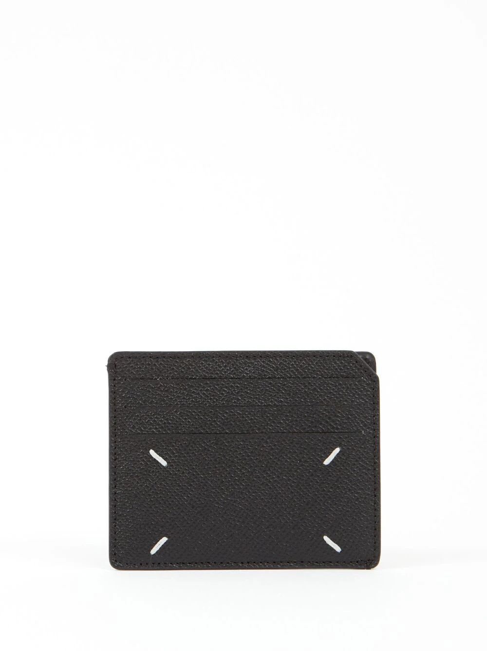 Maison Margiela Card Holder Slim Gap In Black