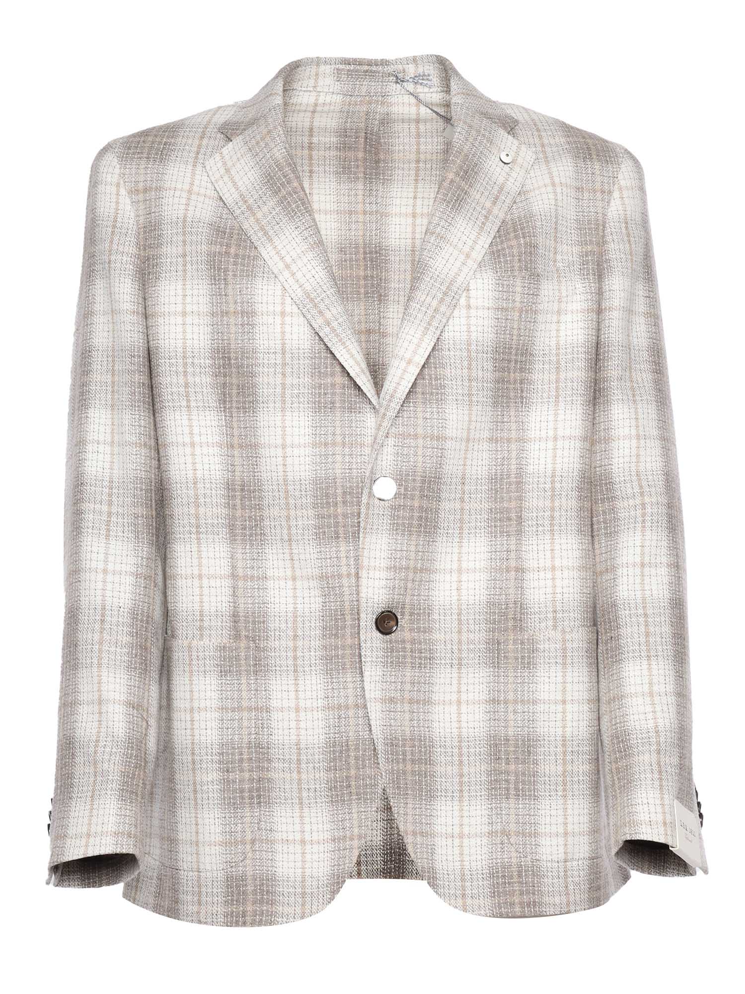 L.B.M. 1911 Single-breasted Check Jacket