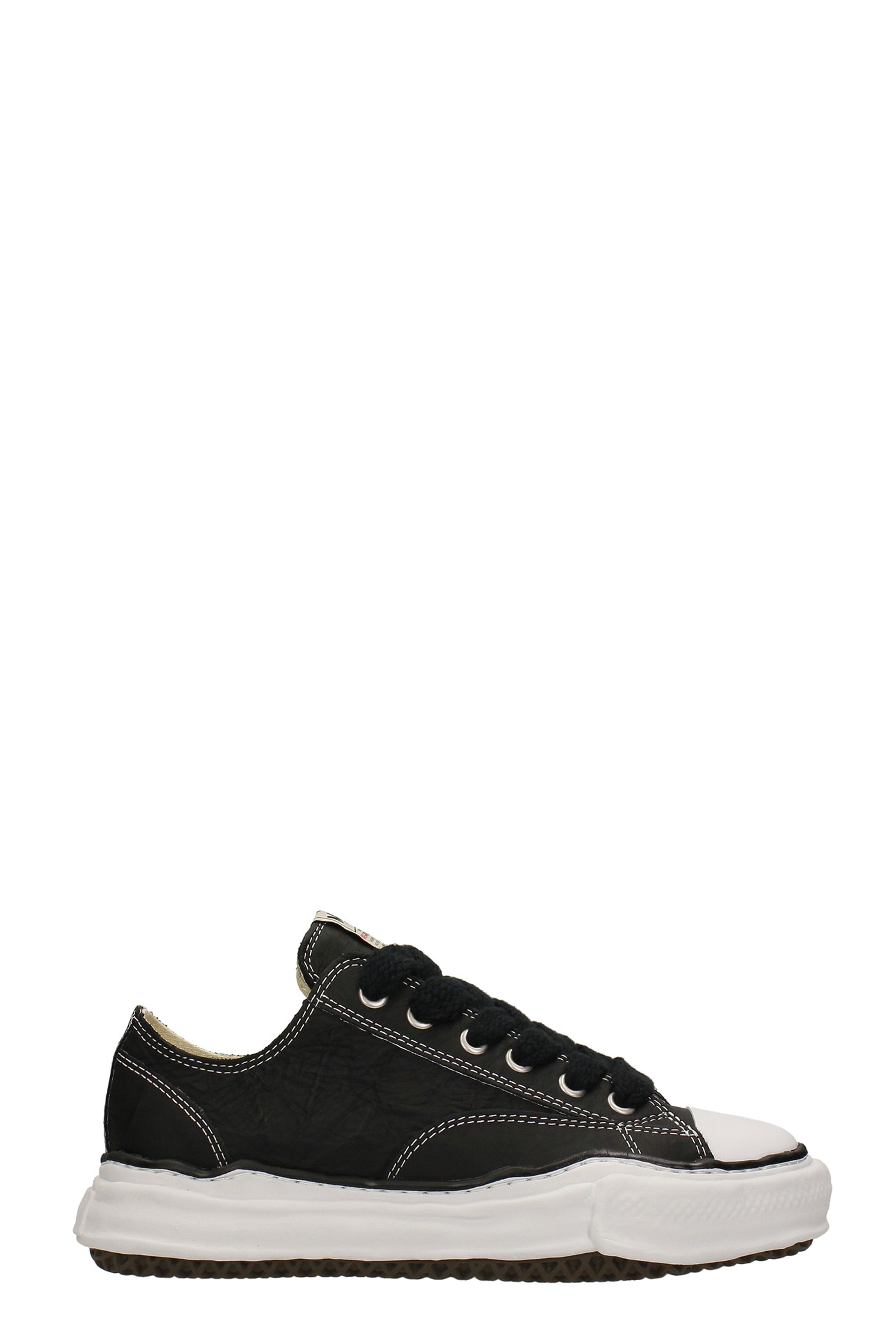 Mihara Yasuhiro Peterson Sneakers In Black Leather