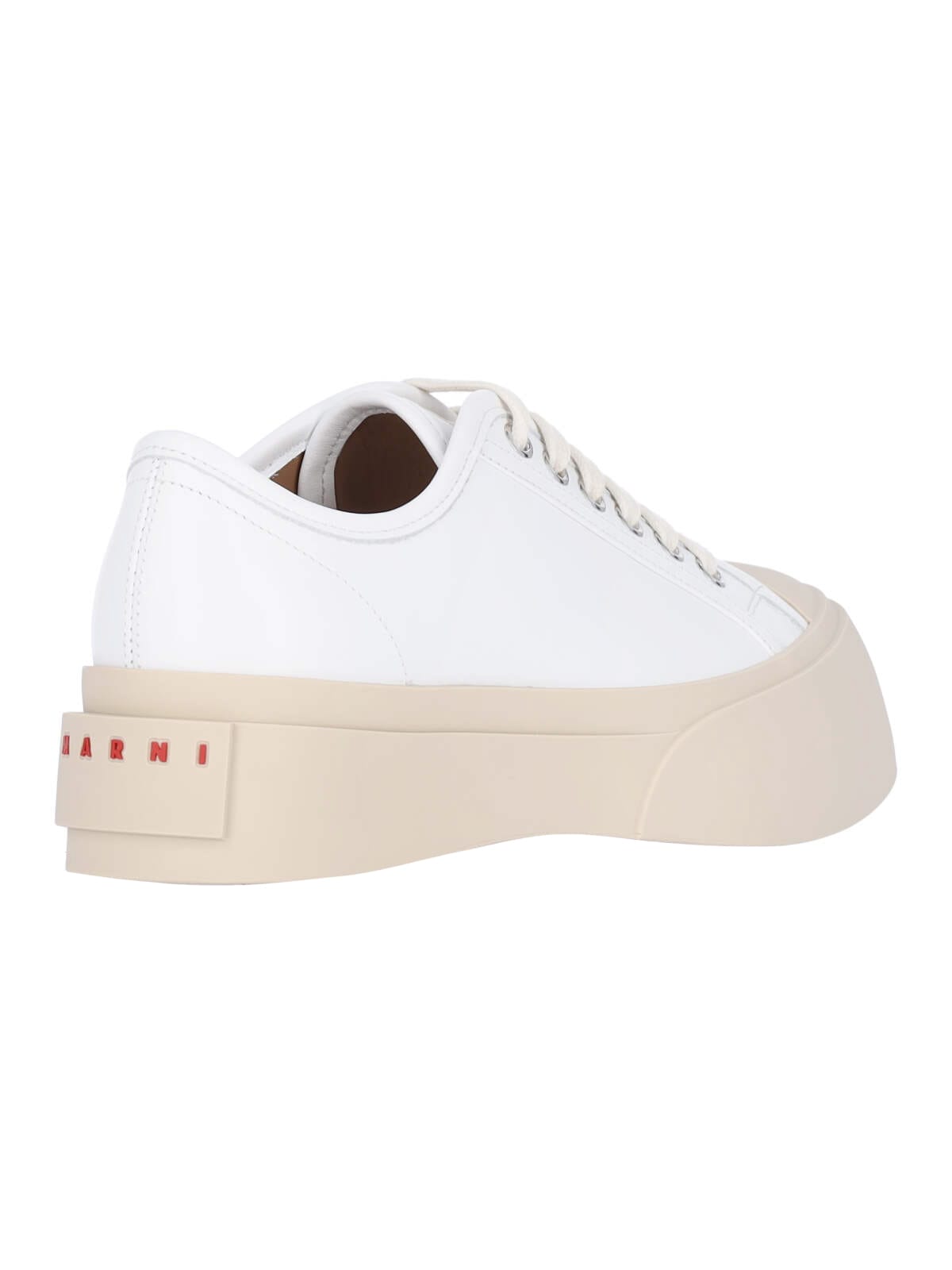 Shop Marni Pablo Platform Sneakers In White