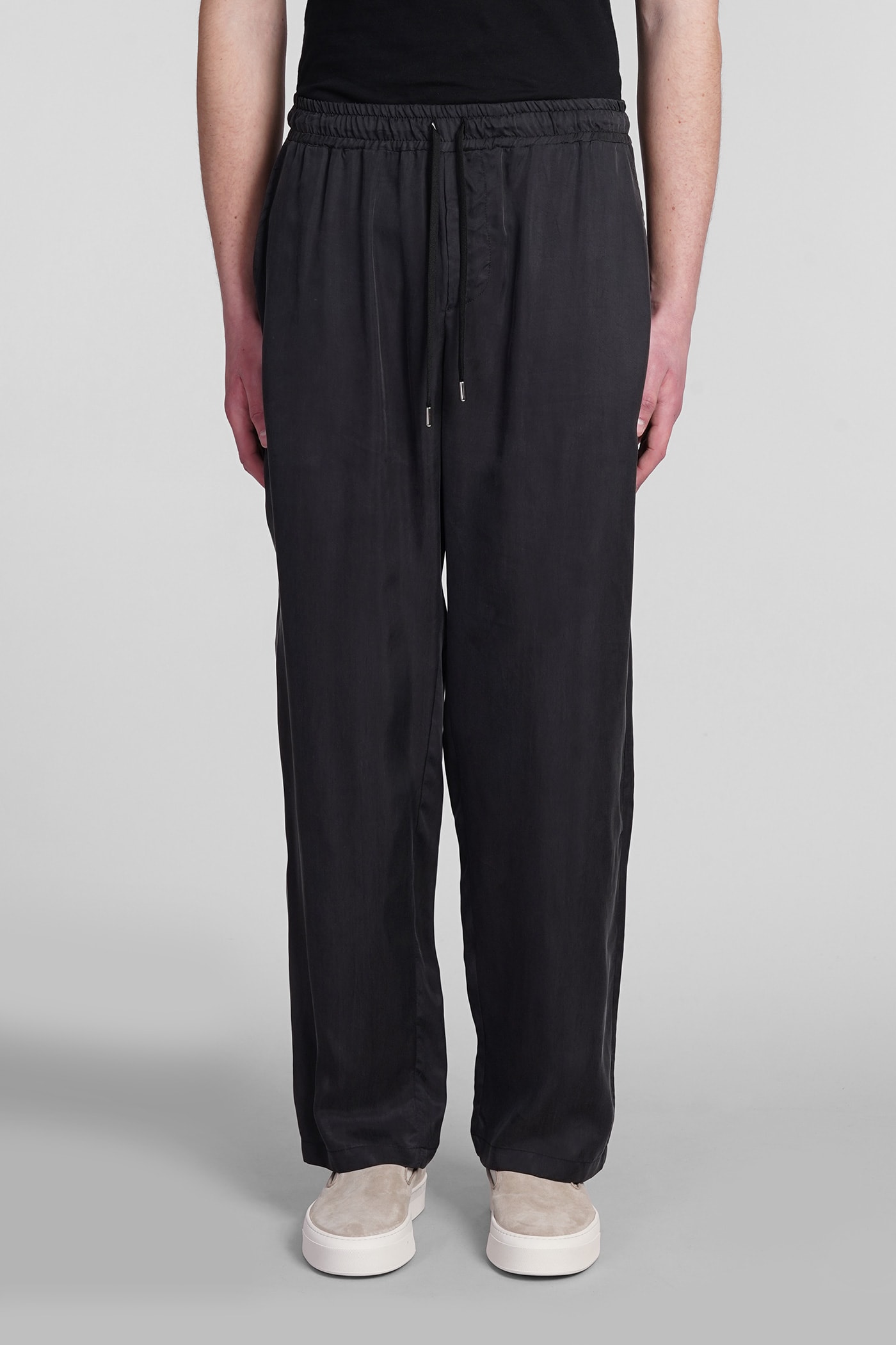 Otaru Pants In Black Polyamide Polyester