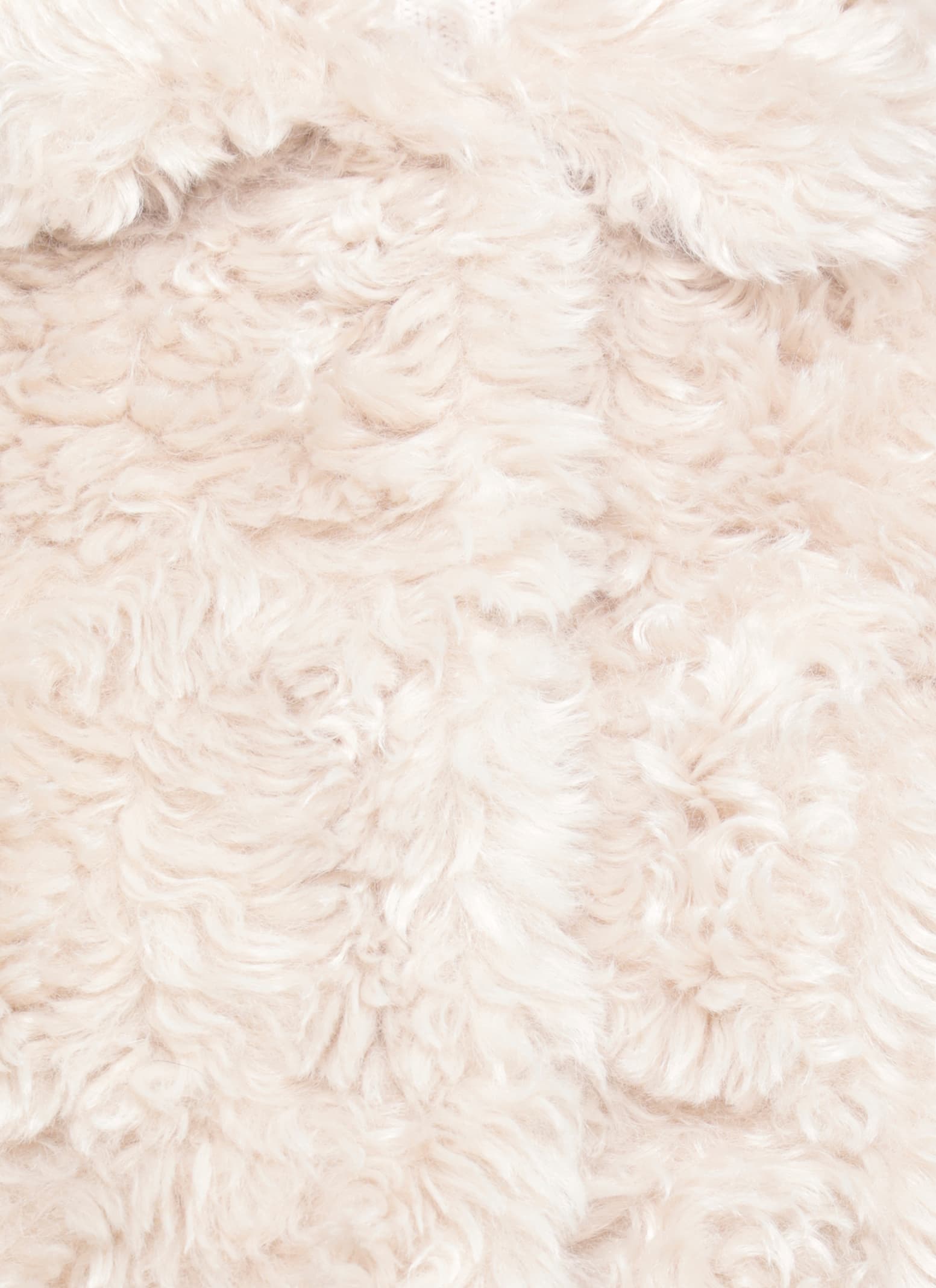 Valentini 1972 Synthetic Fur Coat In Neutral