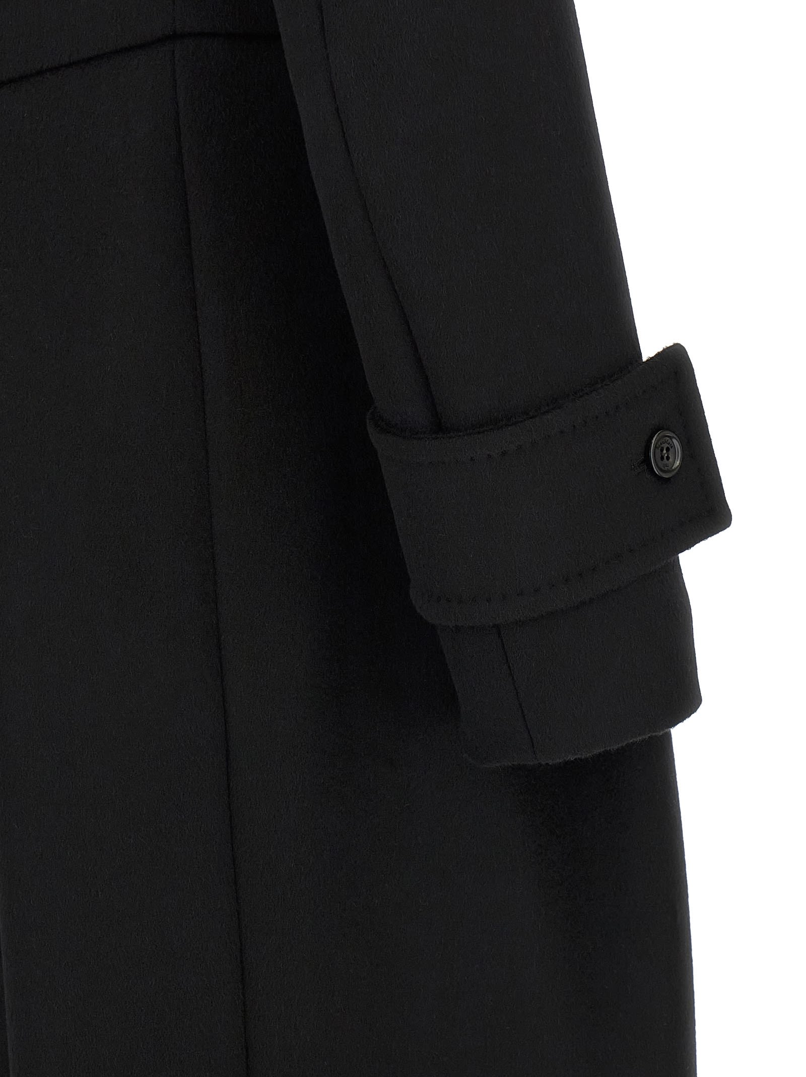 Max Mara Beati1234 Coat In Black