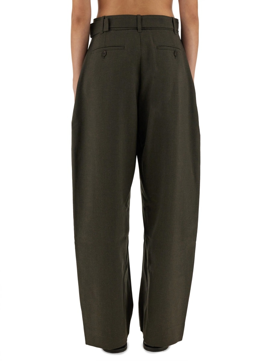 Studio Nicholson Wide Leg Trousers With Pockets And Loops In Multi