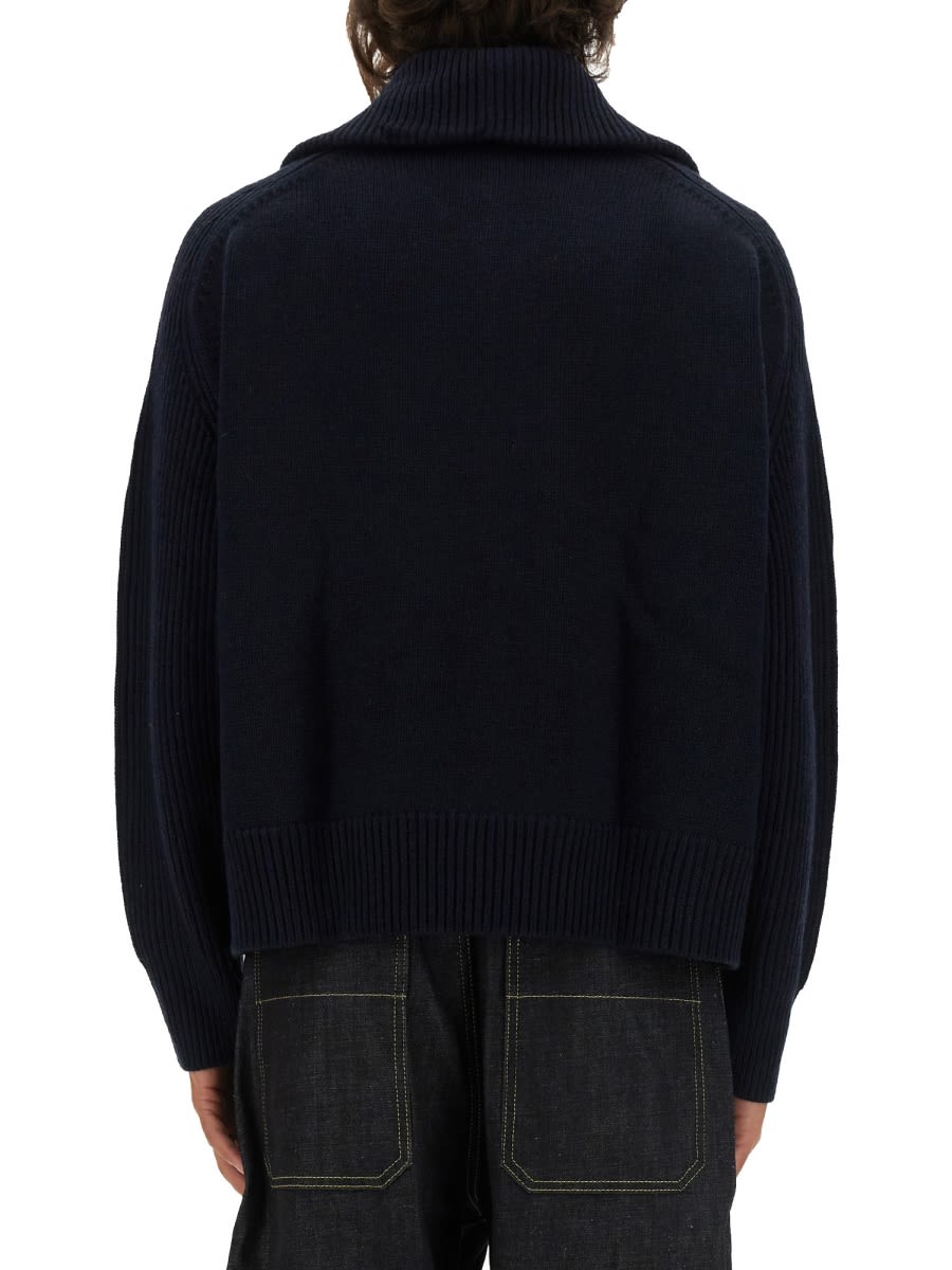 Shop Studio Nicholson Wool Jersey. In Blue