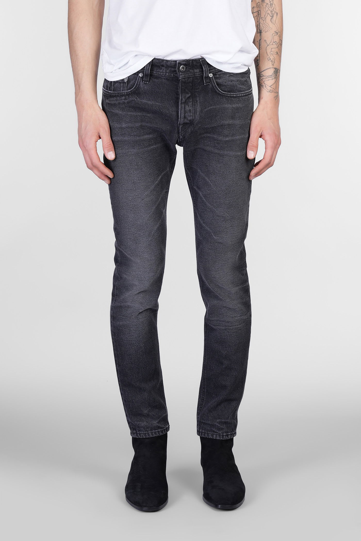 Jeans In Black Denim