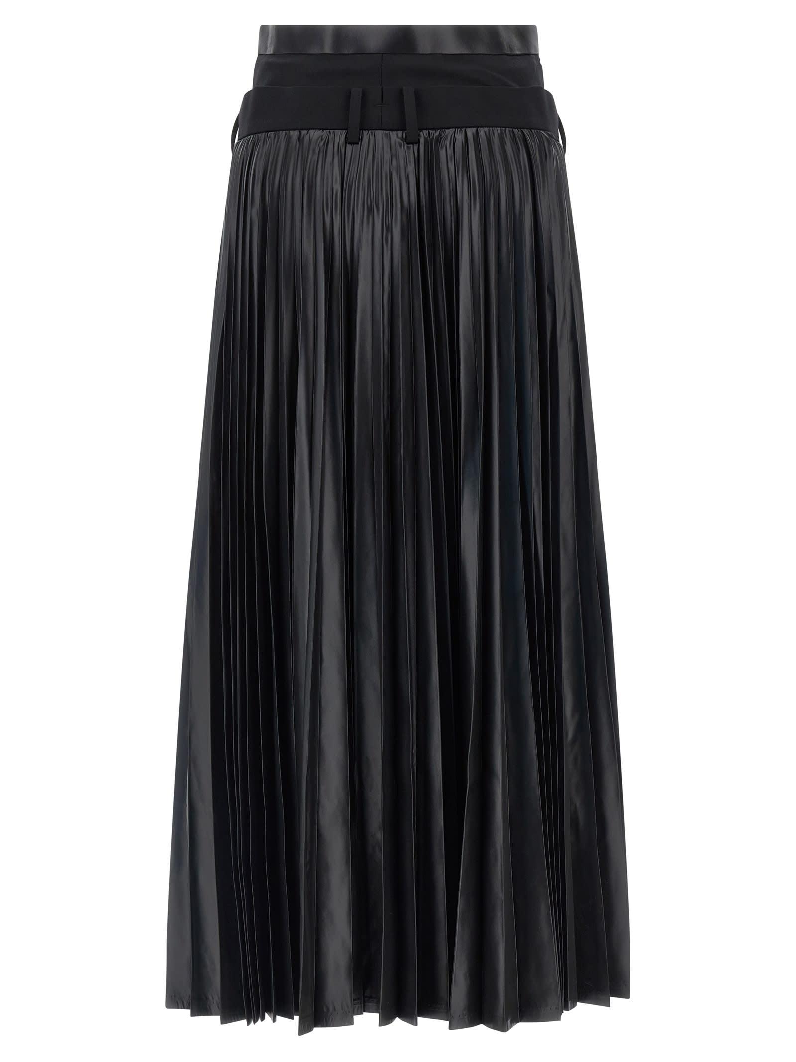 Junya Watanabe Double Layer Trousers In Black
