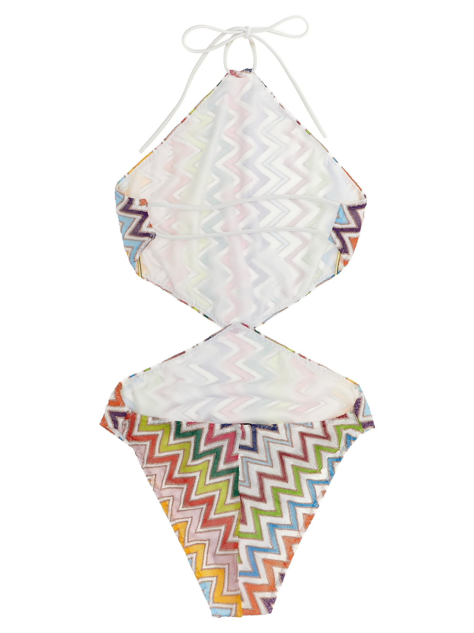 Missoni Zigzag Pattern One-piece Swimsuit