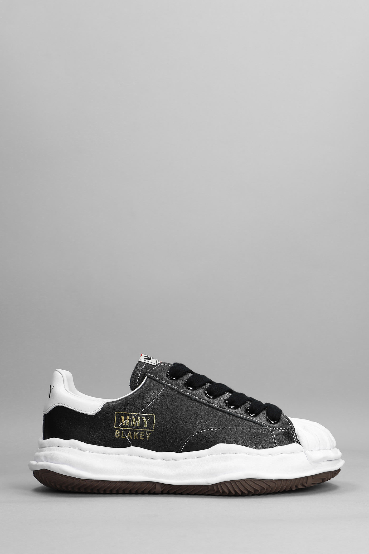 Miharayasuhiro Blakey Sneakers In Black Leather