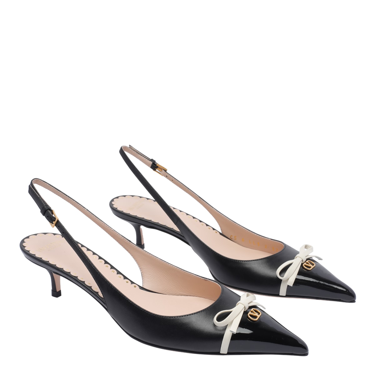 Valentino Bepointy Slingback In Black