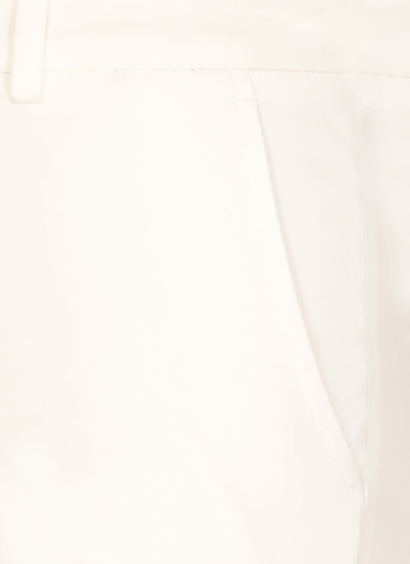 Pt Torino White Viscose Pants With Tailored Design