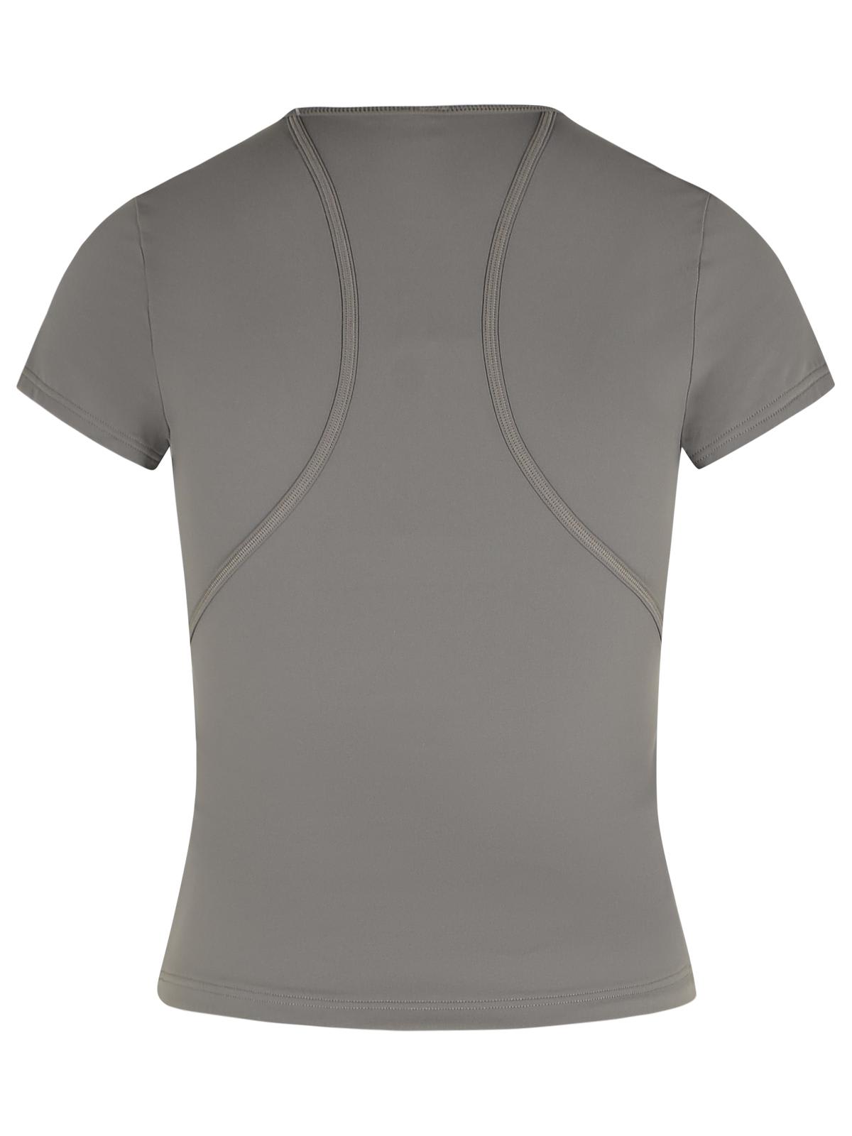Adidas By Stella Mccartney Tpr Grey Polyamide Blend T-shirt In Gray