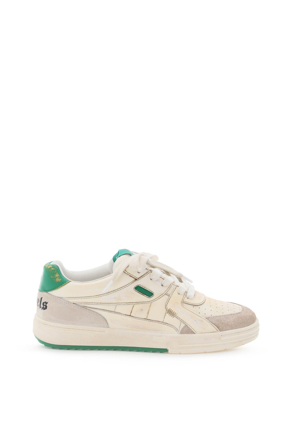 PALM ANGELS UNIVERSITY LEATHER SNEAKERS