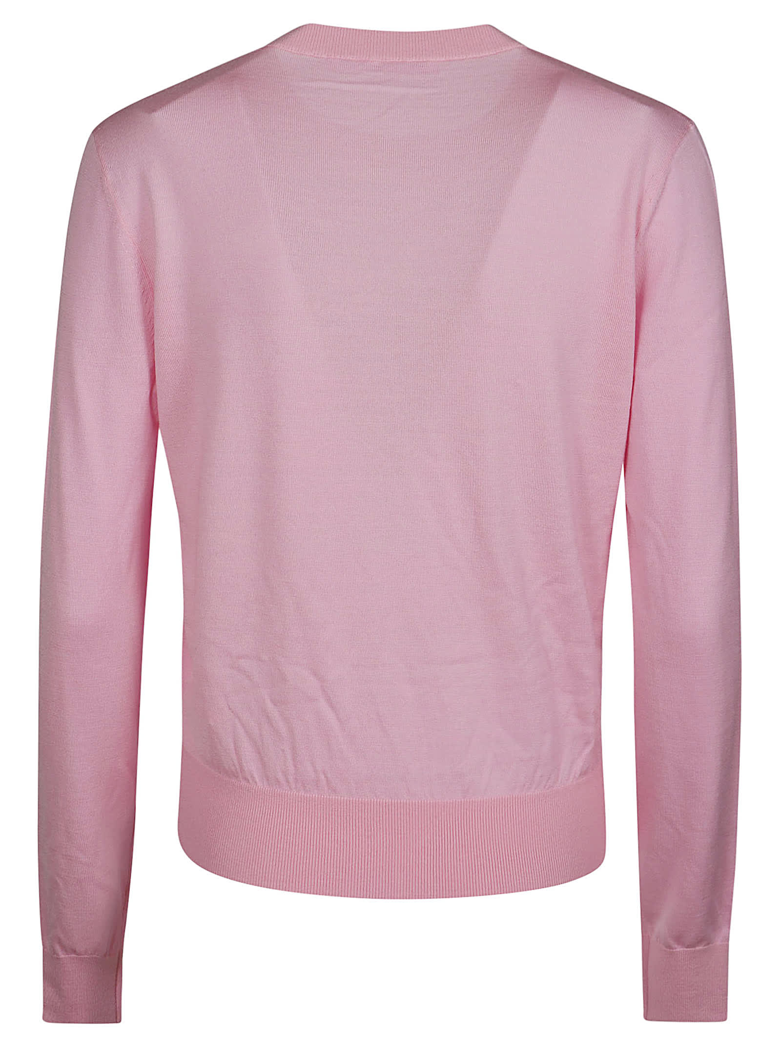 Shop Alexander Wang T Embossed Logo Sweater In Pinkl Pink Lace