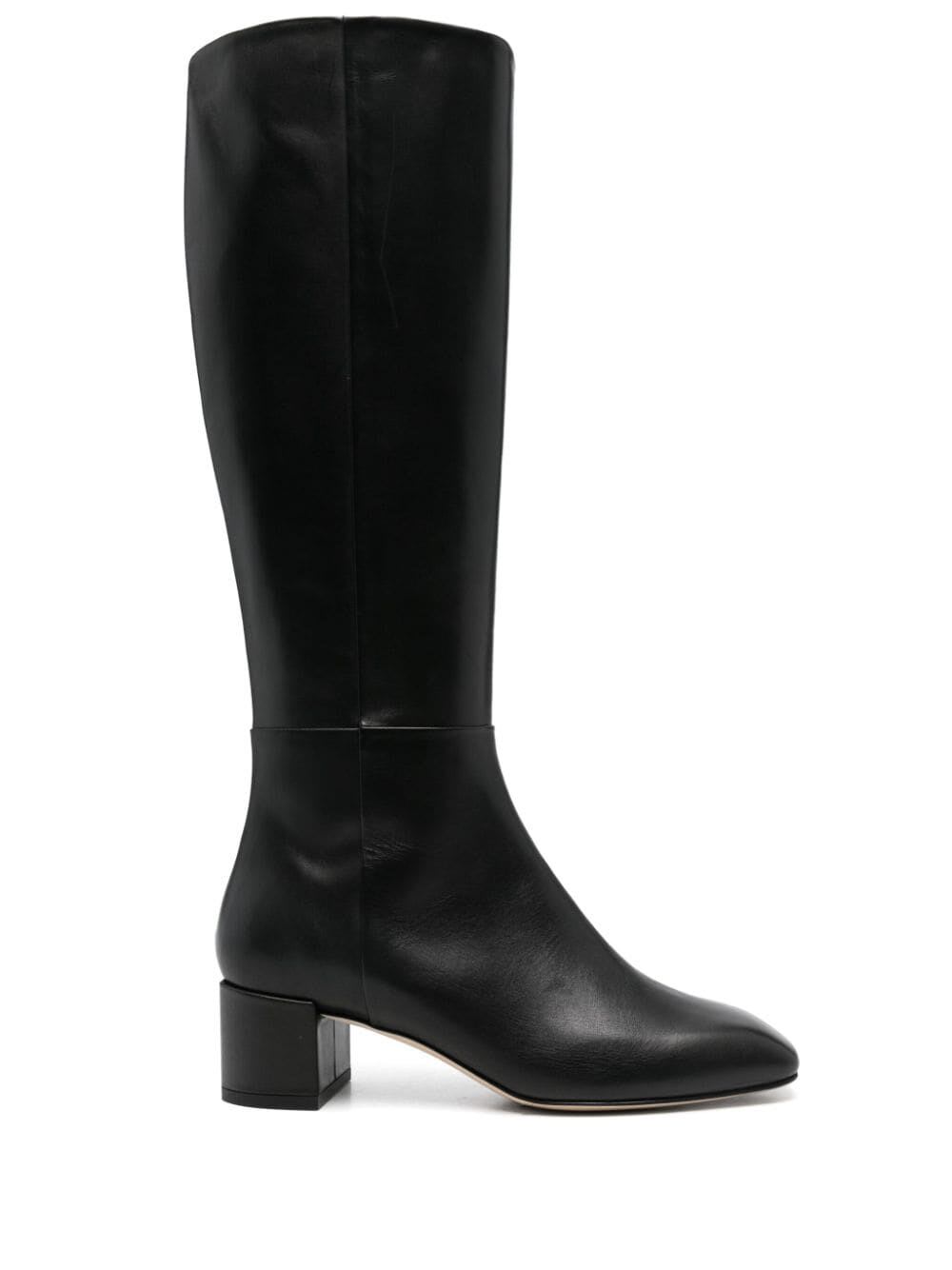 Shop Aeyde Laura Calf Leather Black